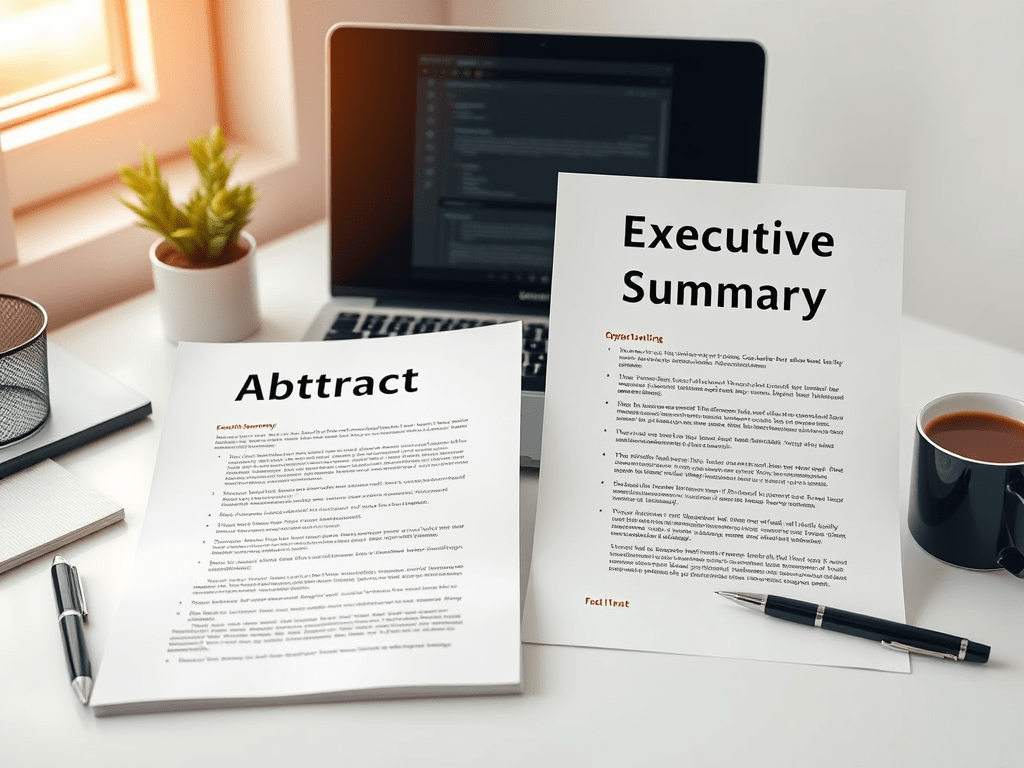 Abstract vs. Executive Summary: Key Differences and&nbsp;Similarities