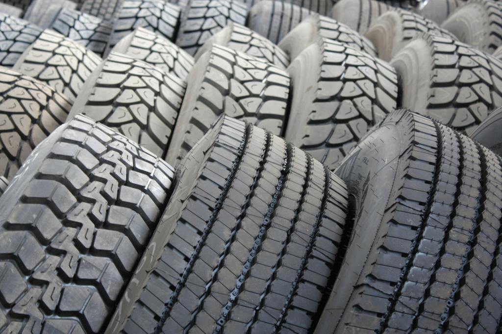 A pile of used tyres- good quality